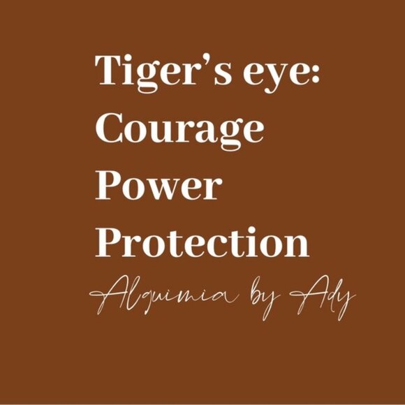Tige's eye cube earrings/ Manifesting power and wealth healing crystals jewelry - Picture 6 of 7